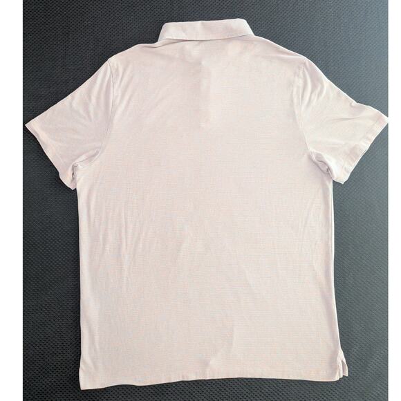 Vineyard Vines Performance Polo Shirt Men’s XL Pink White Striped Golf Stretch - Picture 4 of 8